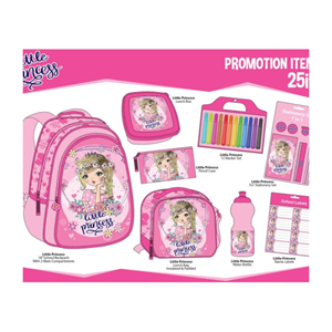 ست 25 در 1 کوله پشتی 46 سانتی مدل Promotion Items 25 in 1 - Little Princess
